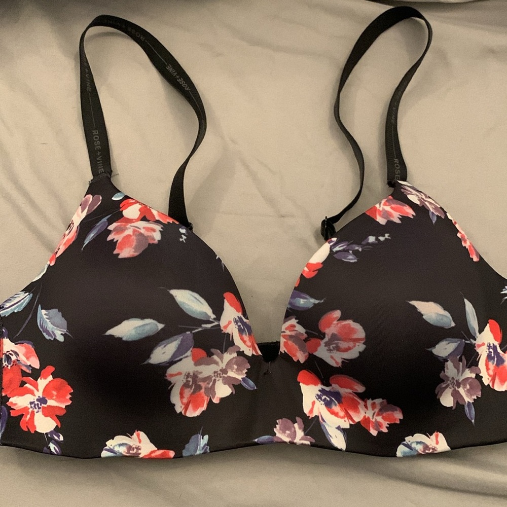 Rose+Vine Floral Wireless Bra